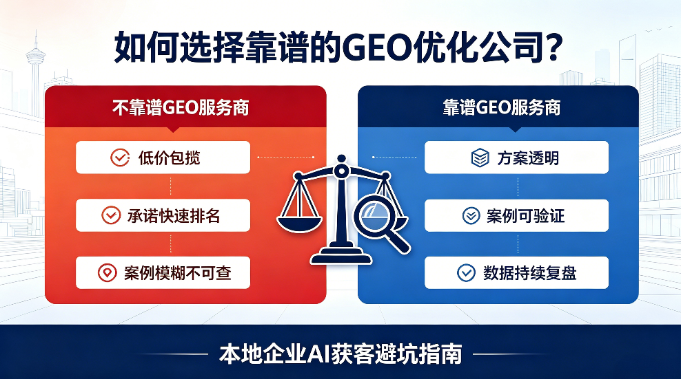 赵县如何选择靠谱的GEO优化公司？本地企业AI获客避坑指南